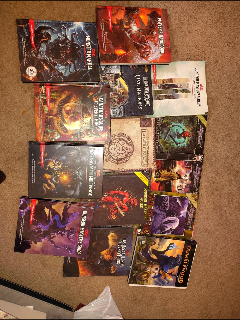 Dungeons & Dragons Hardcover Rulebooks Bundle - Multicolor Covers